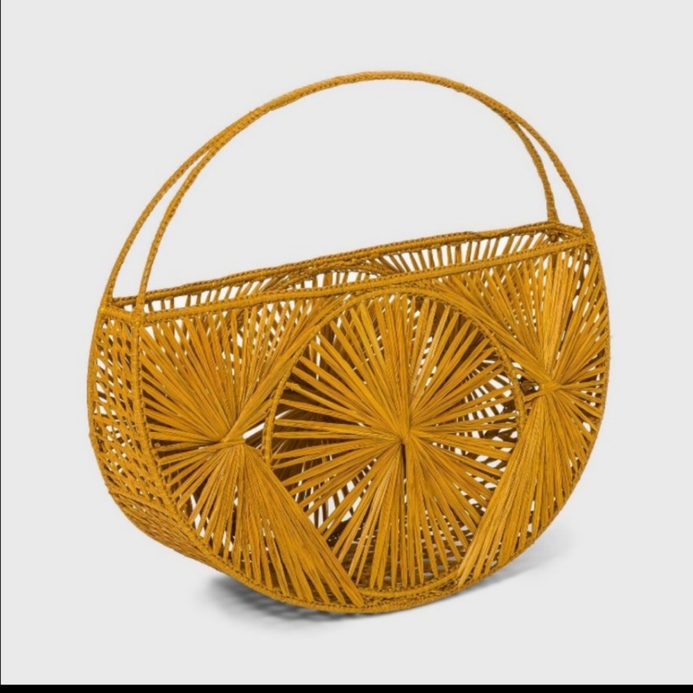 🌈Wicker Woven Tote Handbag - A New Day/Boho Rattan Bag🌈
